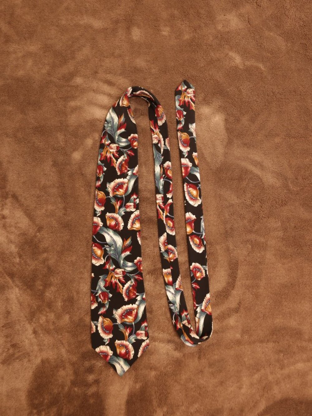 Christian Dior Monsieur Vintage Floral Necktie (OS)
